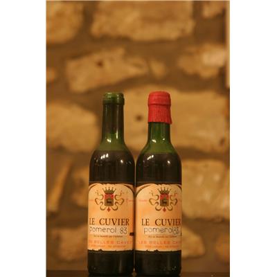 Vin rouge, Les Belles caves, Le Cuvier, 37,5 cl 1983