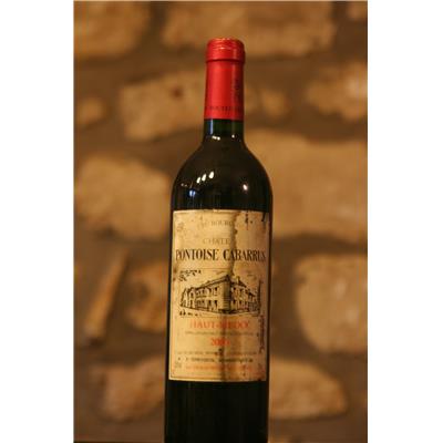 Vin rouge, Château Pontoise Cabarrus 2000