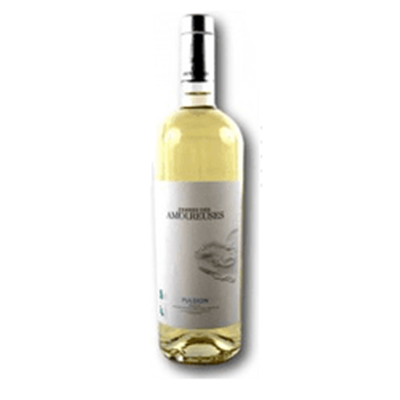 Vin blanc, IGP Ardeche, Chateau les Amoureuses, cuvee Pulsion