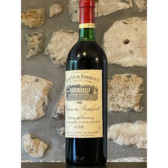 Vin rouge, Cote de Bourg, Château du Bousquet 1982