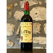 Vin rouge, St Emilion Grand Cru, Château Cantenac 1976