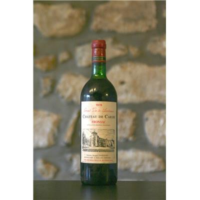 Vin rouge, Chateau de Carles 1978